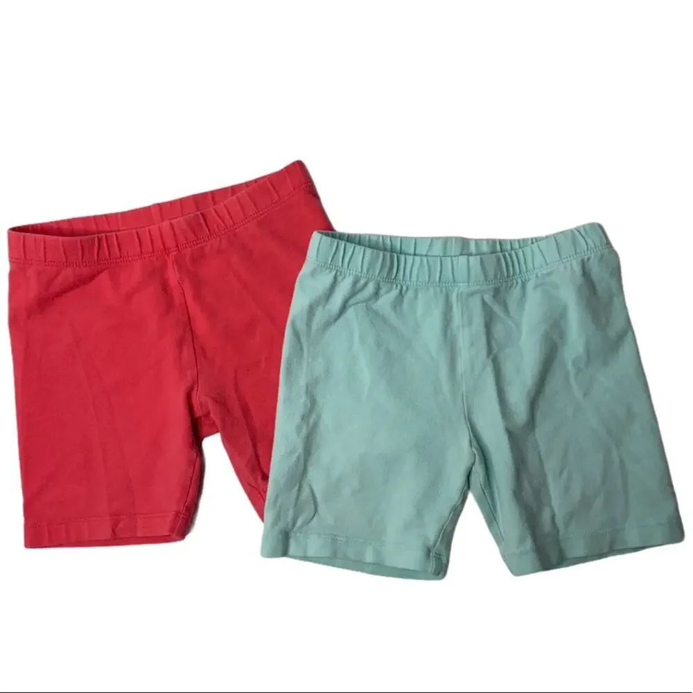 set of 2 Gymboree Sm 5/6 Pink & light blue shorts